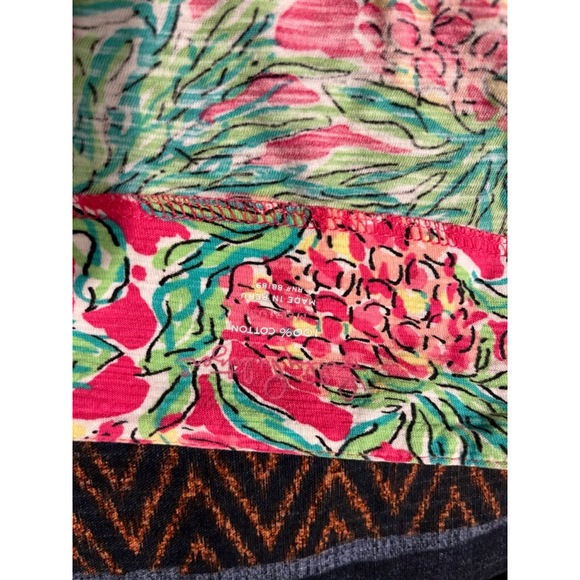 Women's Lilly Pulitzer Dress Size Unknown Pink Green Floral - Picture 2 of 2